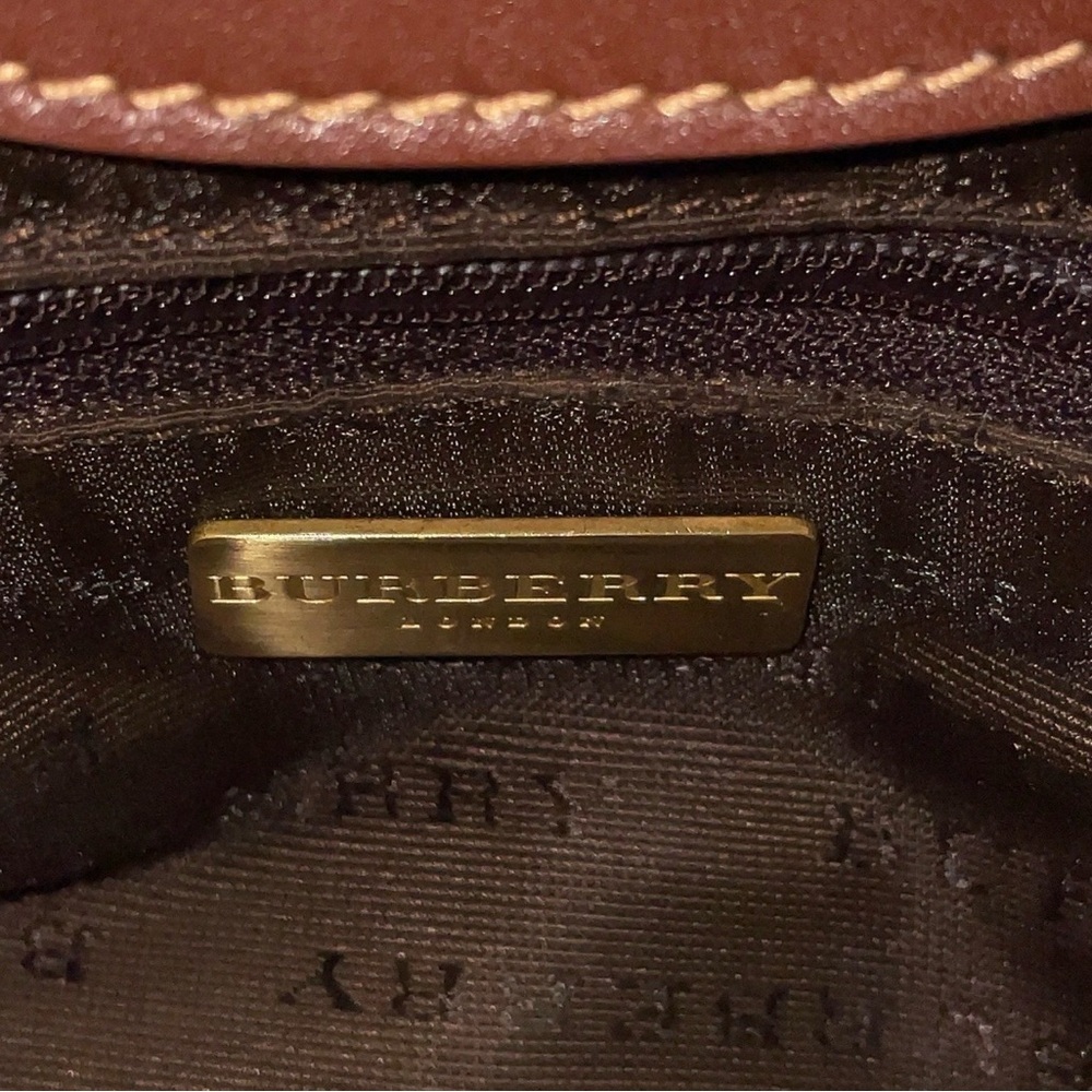 Auth Burberry Nova Check Beige
Leather Mini Handbag - Picture 6 of 7